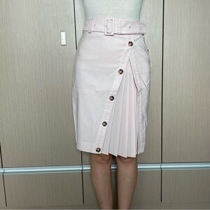 NWT Anthropologie Pink Pleated Skirt